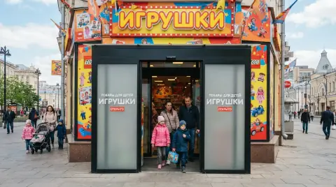 Автоматические двери — датчик движения над проёмом