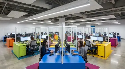 Перегородки для open space — пример 5