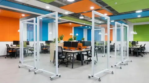 Перегородки для open space — пример 7